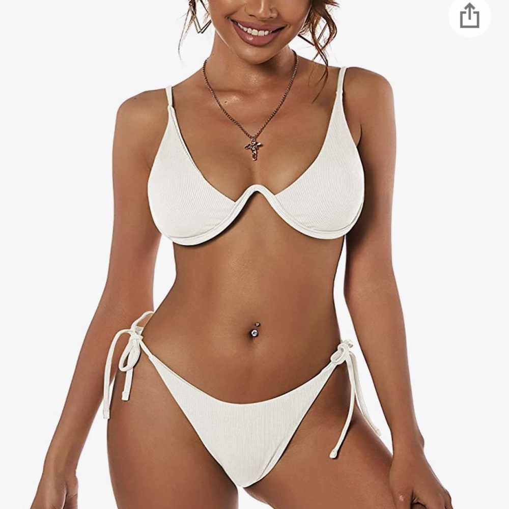 !!!NEVER WORN!!! White bikini